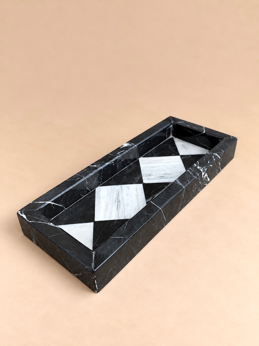 Charola Rombos rectangular