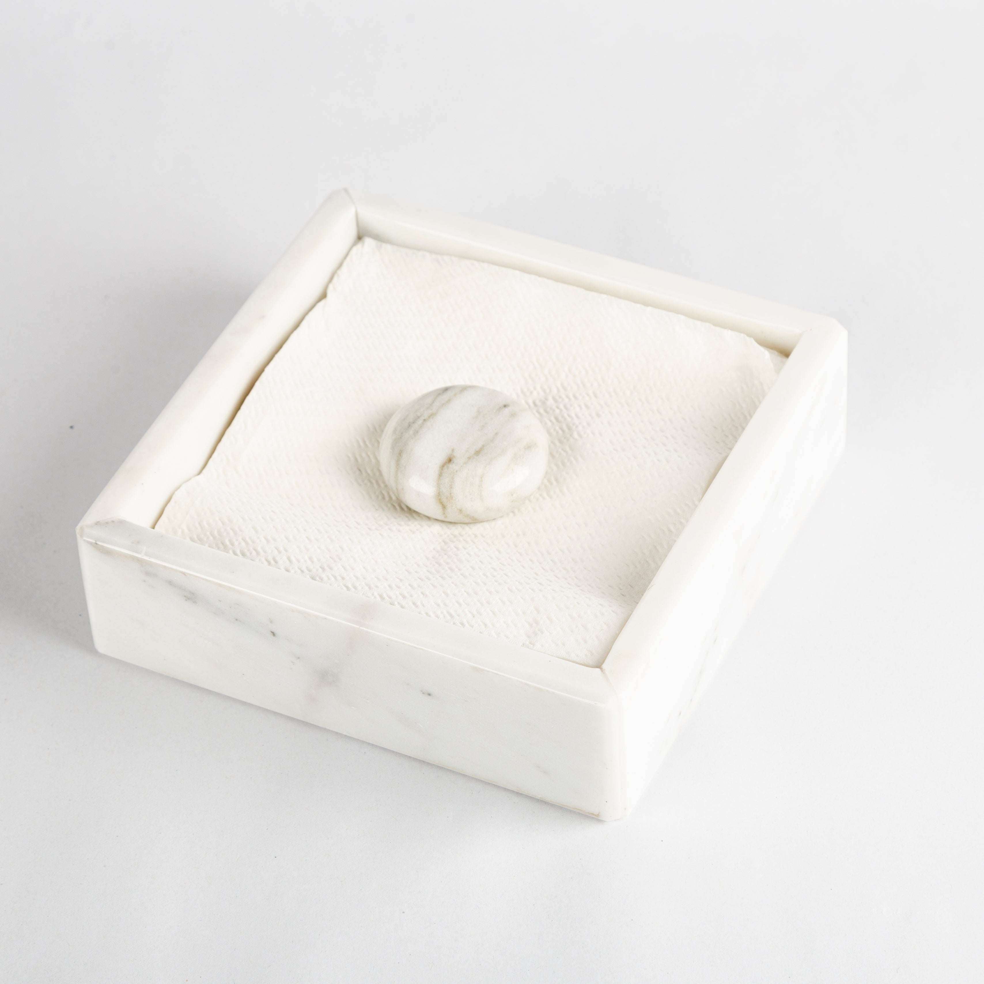 Servilletero Caja con Piedra