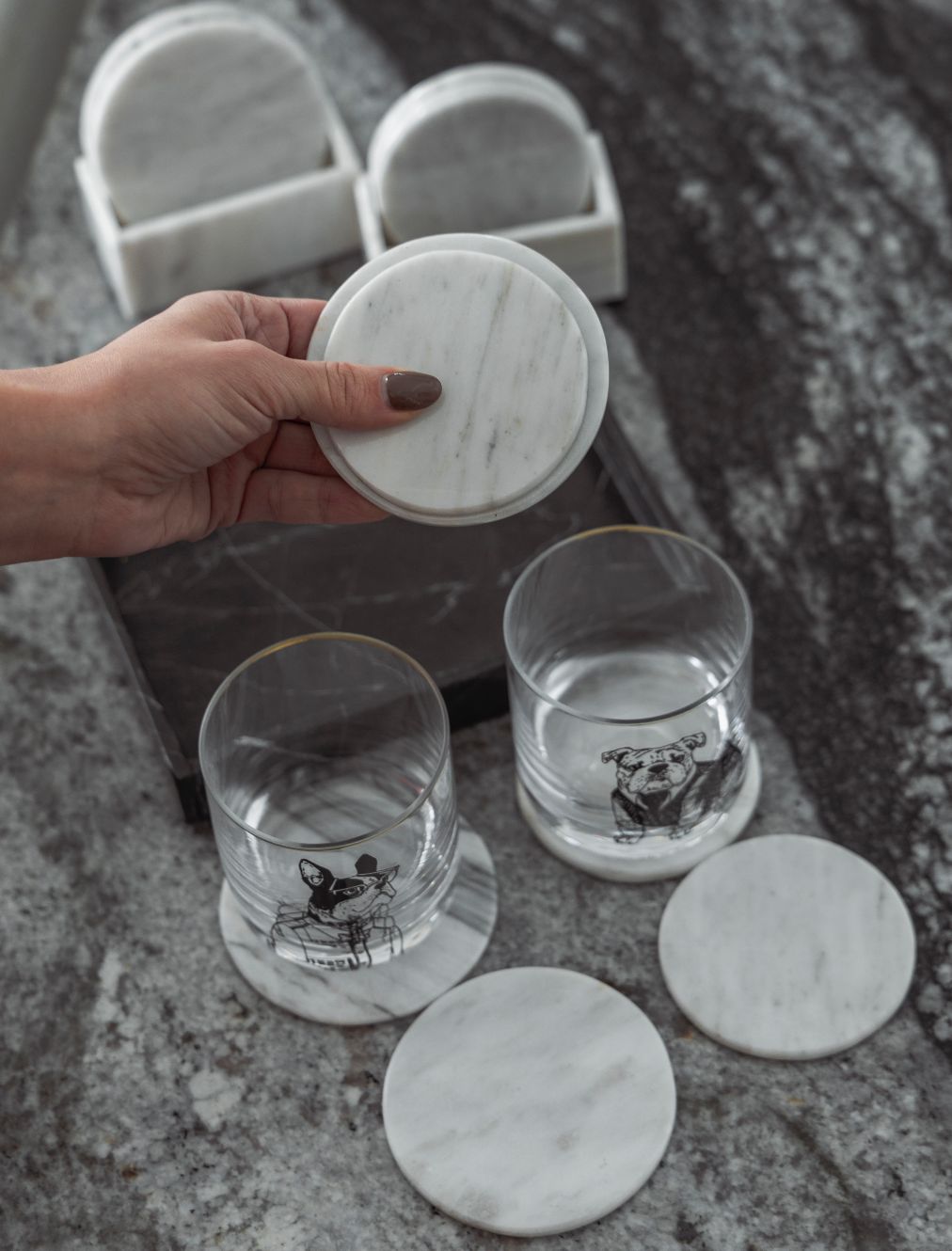 Porta vasos Circulares